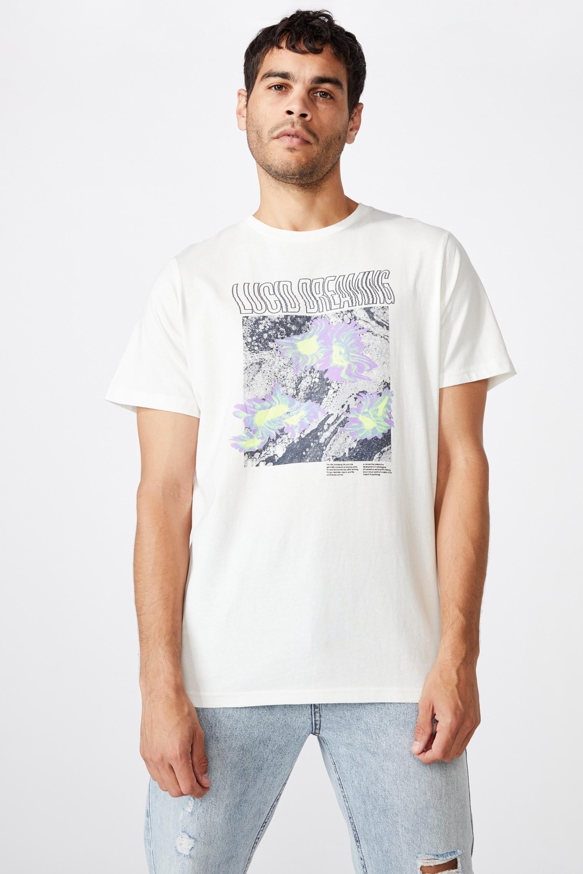 Tbar lucid dreaming art t-shirt - vintage white Cotton On T-Shirts ...