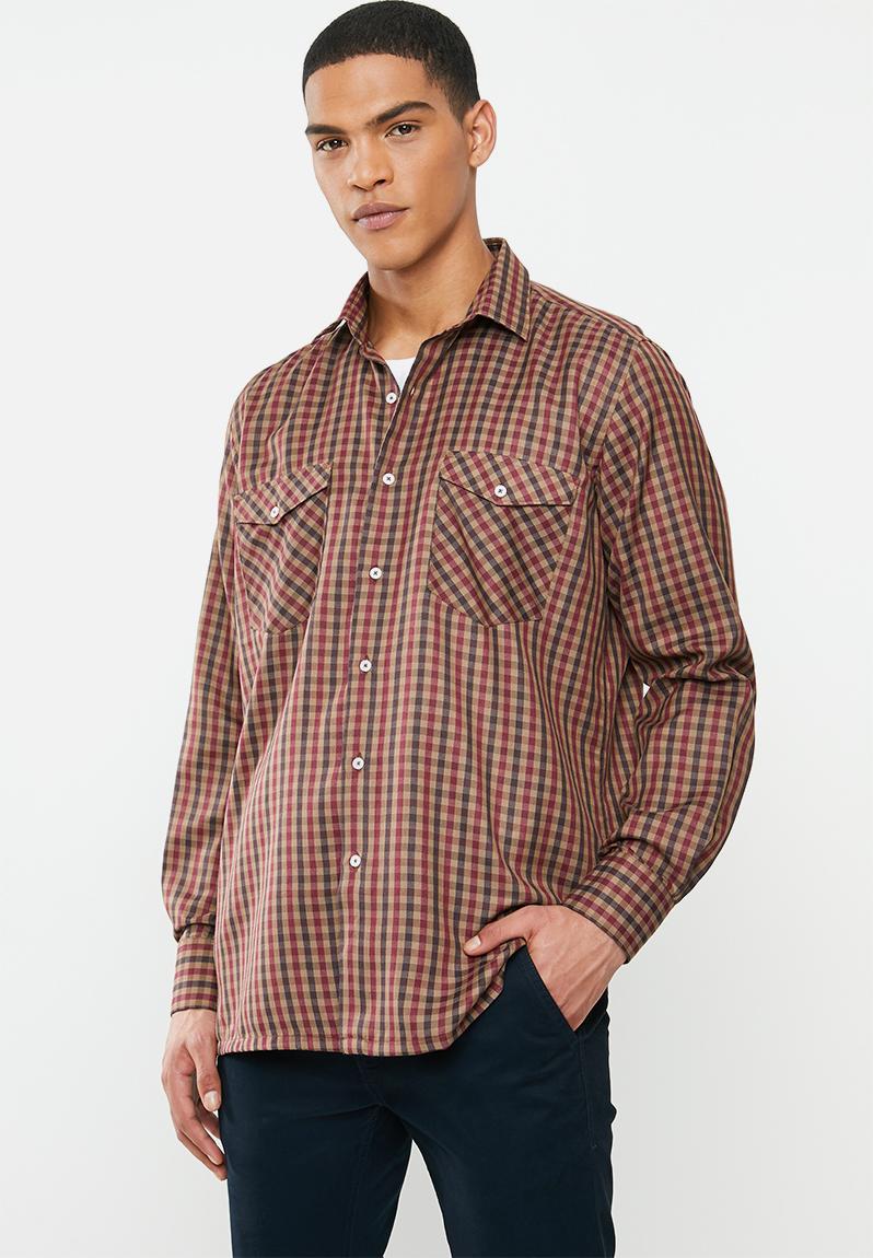 red ben sherman shirt