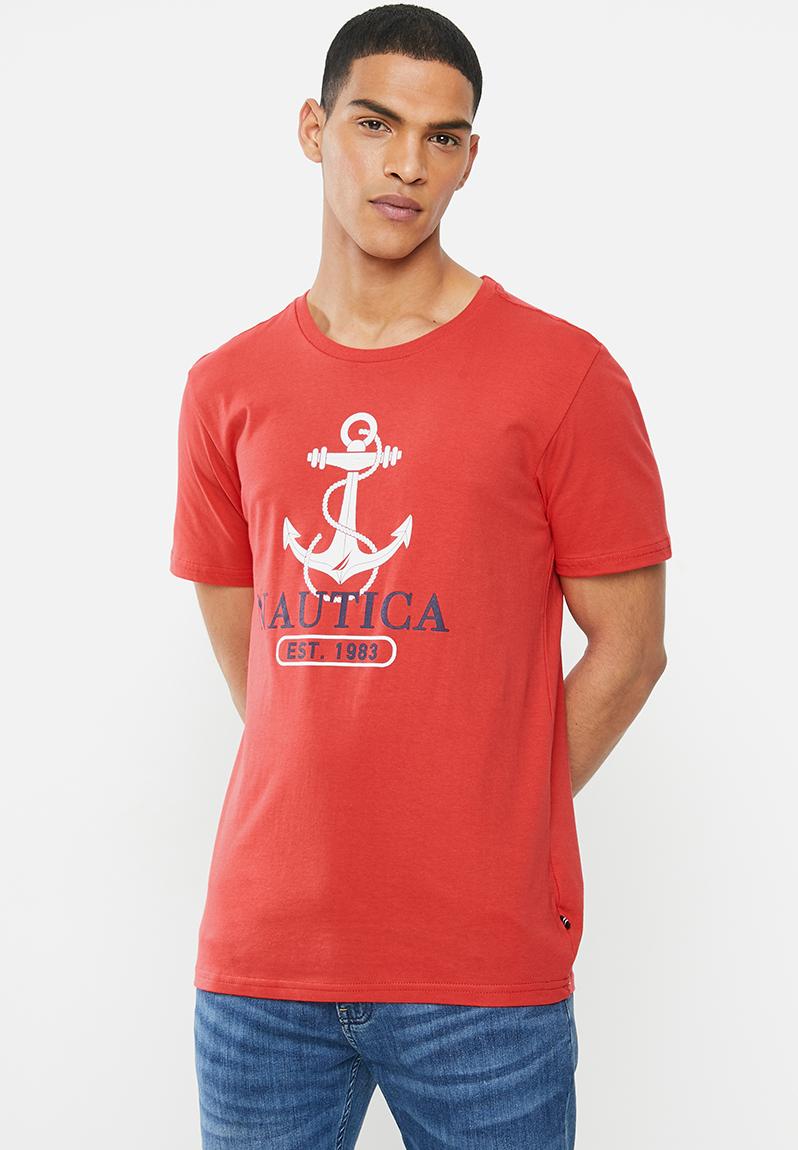 Anchor tee - nautica red Nautica T-Shirts & Vests | Superbalist.com