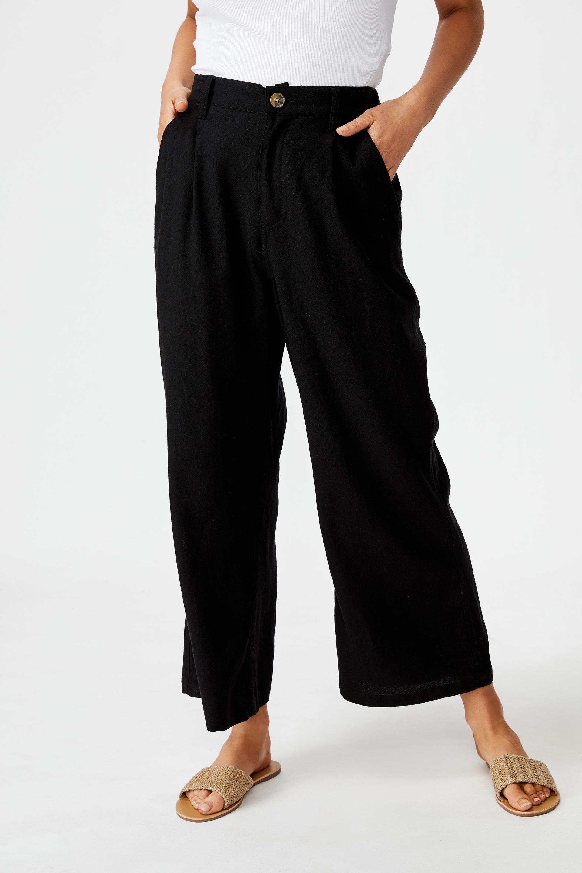 Cindy wide leg pant - black Cotton On Trousers | Superbalist.com