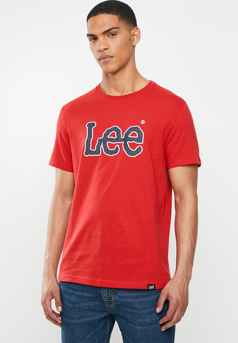Applique tee - red Lee T-Shirts & Vests | Superbalist.com