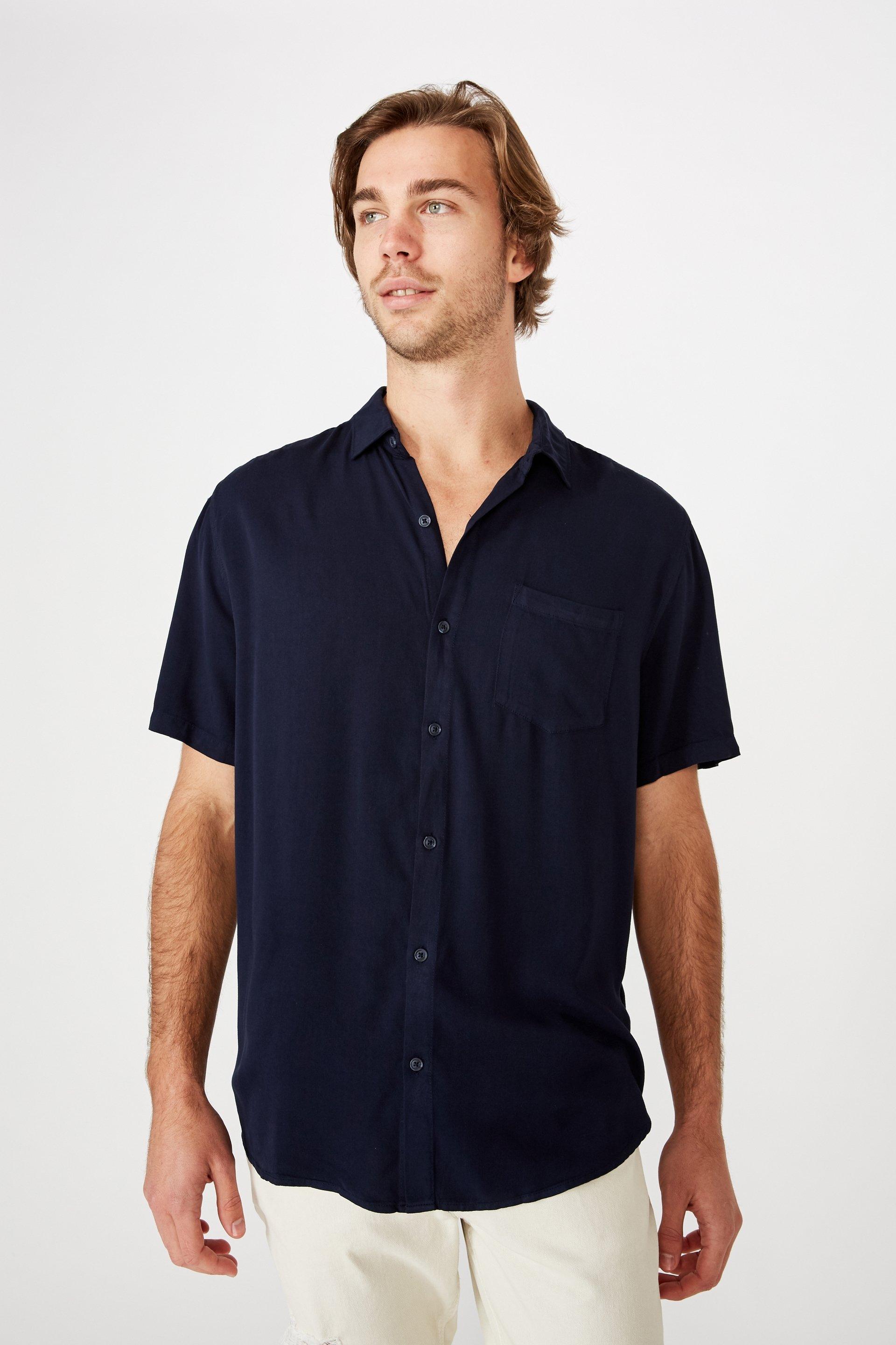 91 short sleeve shirt - navy blue Cotton On Shirts | Superbalist.com