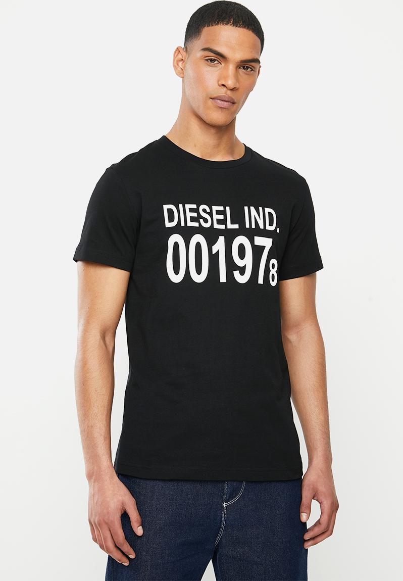 Tdiego tshirt black/white Diesel TShirts & Vests