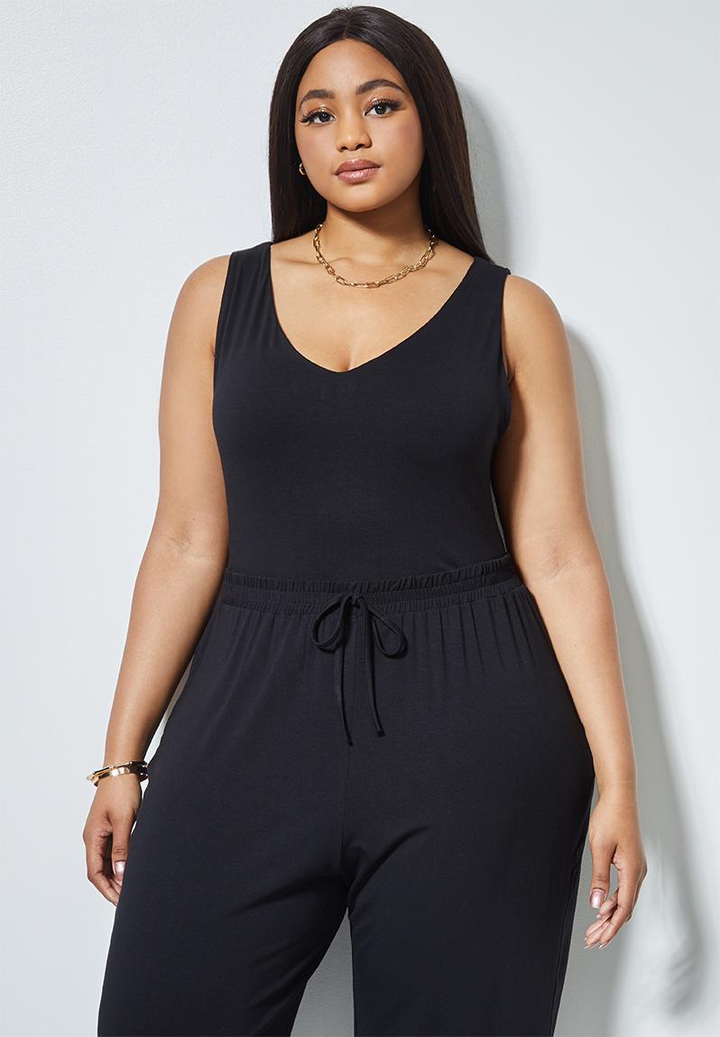 Low v-neck bodysuit - black Superbalist Tops | Superbalist.com