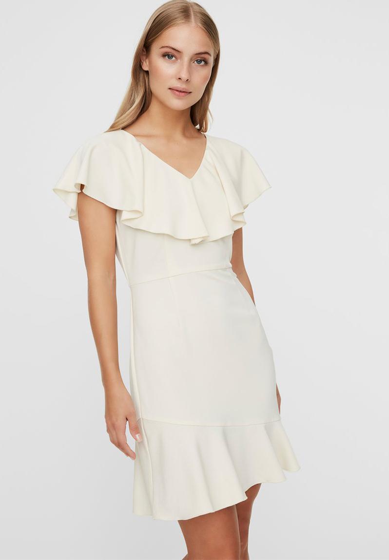 Linen sleeveless dress - neutral Vero Moda Casual | Superbalist.com