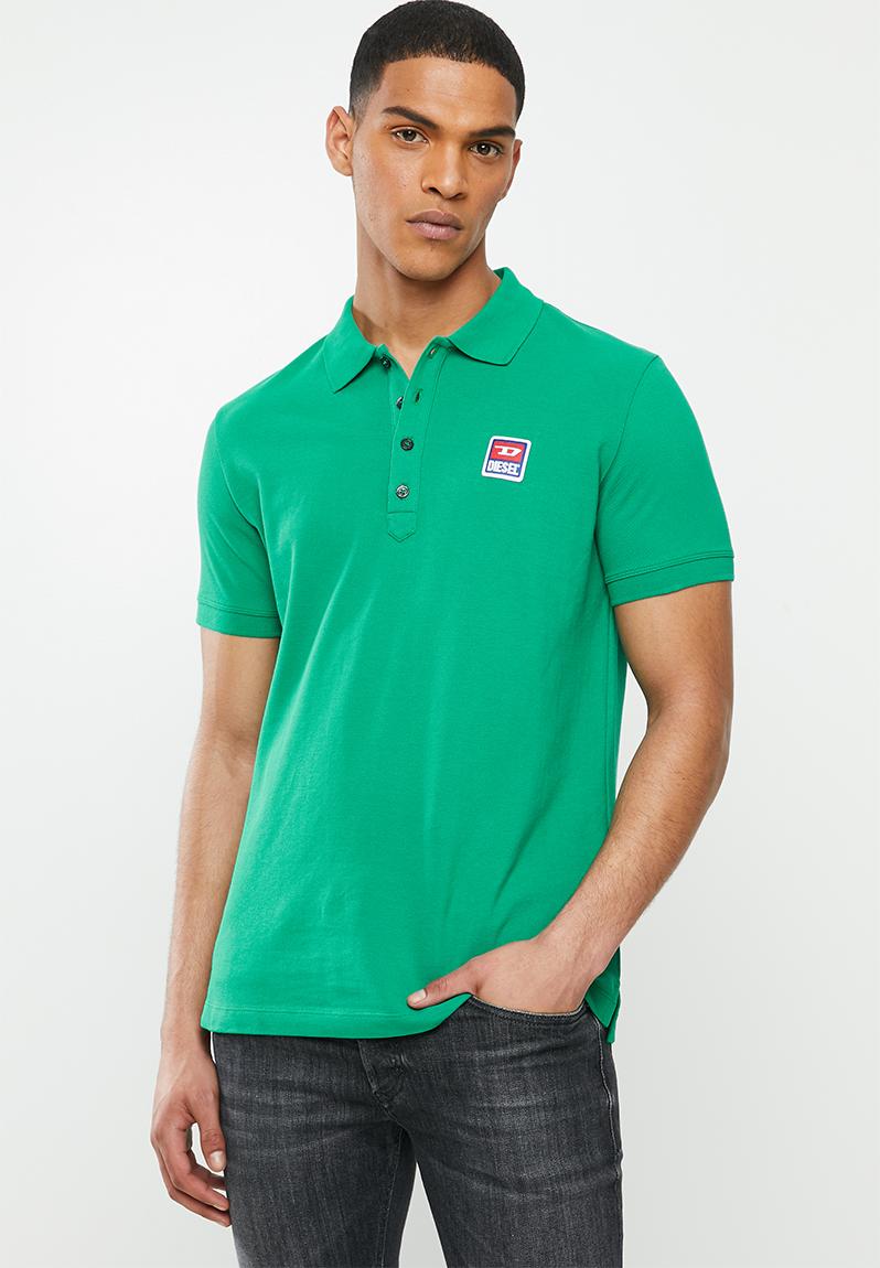 T-kal-patch polo - green Diesel T-Shirts & Vests | Superbalist.com