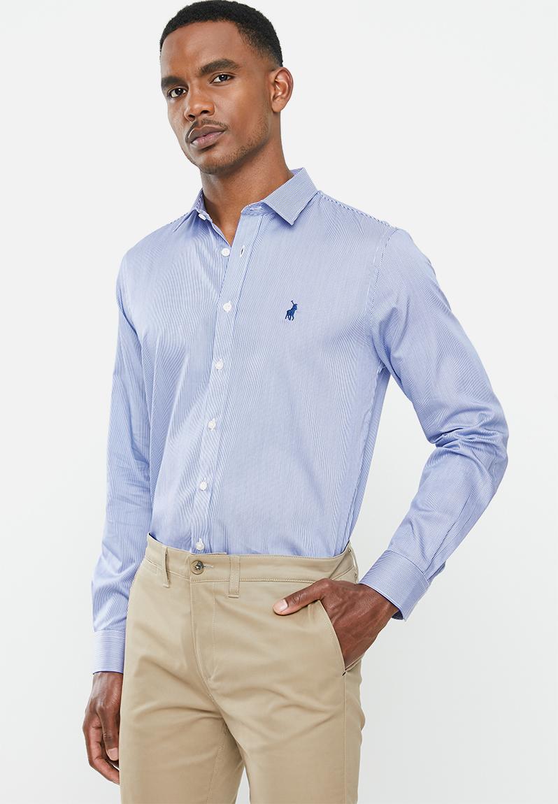 Prs harvard stripe shirt - blue POLO Formal Shirts | Superbalist.com