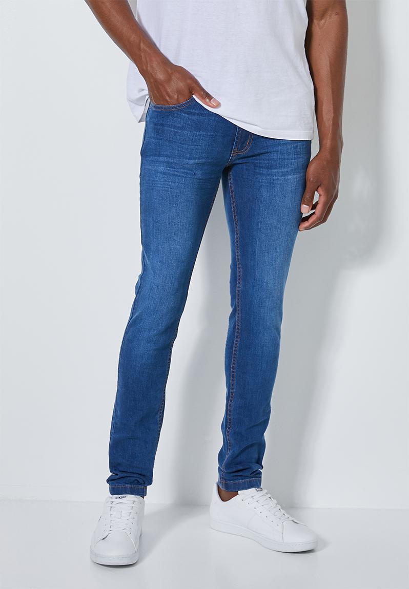 London super skinny jeans - mid wash blue Superbalist Jeans ...