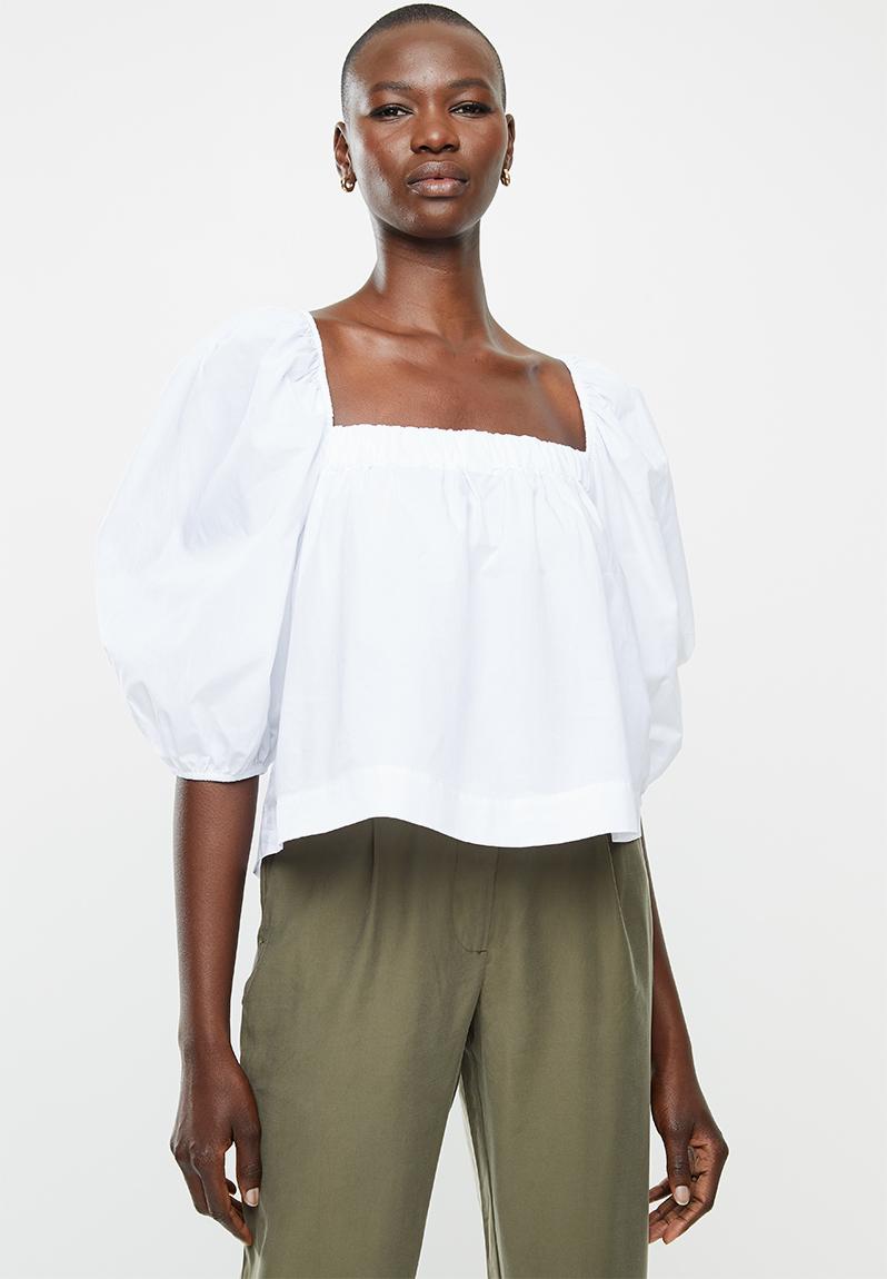 Blouse sleeves - white MANGO Blouses | Superbalist.com