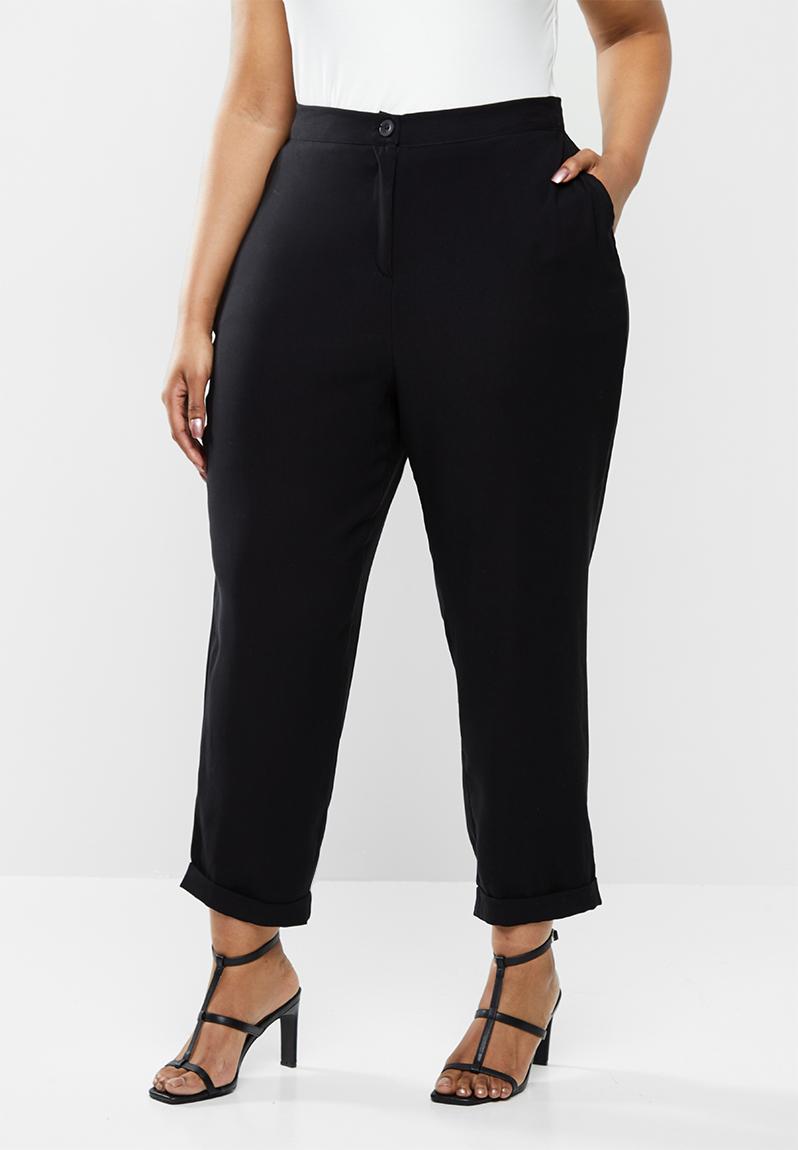 Plus tapered pant - black Me&B Bottoms & Skirts | Superbalist.com