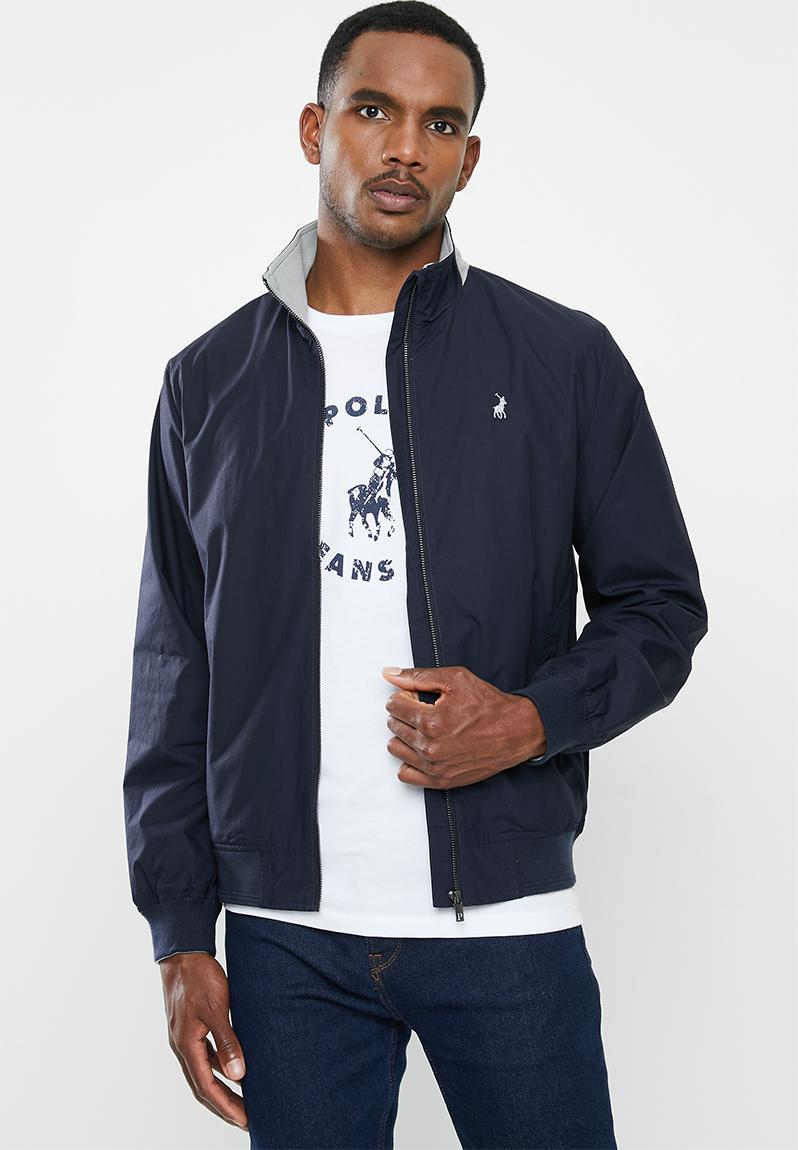 Aria cotton harrington jacket - navy POLO Jackets & Blazers ...