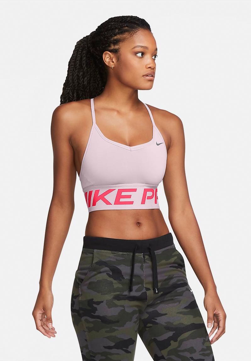 Nike indy pro long line bra - pink Nike Sports Bras | Superbalist.com