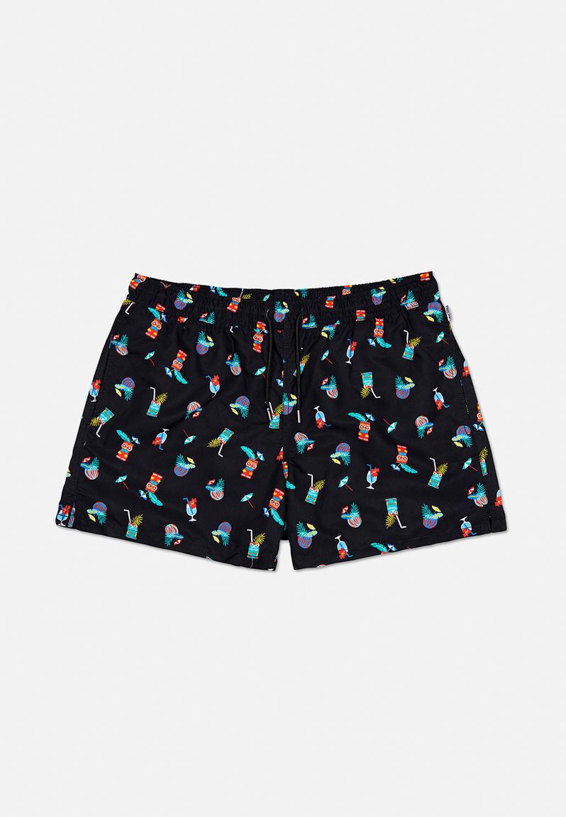 Tiki soda swim shorts - black Happy Socks Swimwear | Superbalist.com