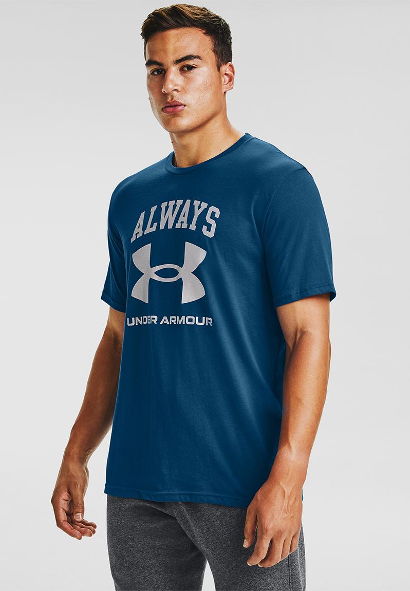 Ua always under armour short sleeve tee - blue Under Armour T-Shirts ...