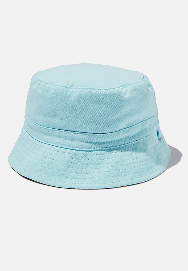 Reversible bucket hat - dream blue floral Cotton On Accessories ...