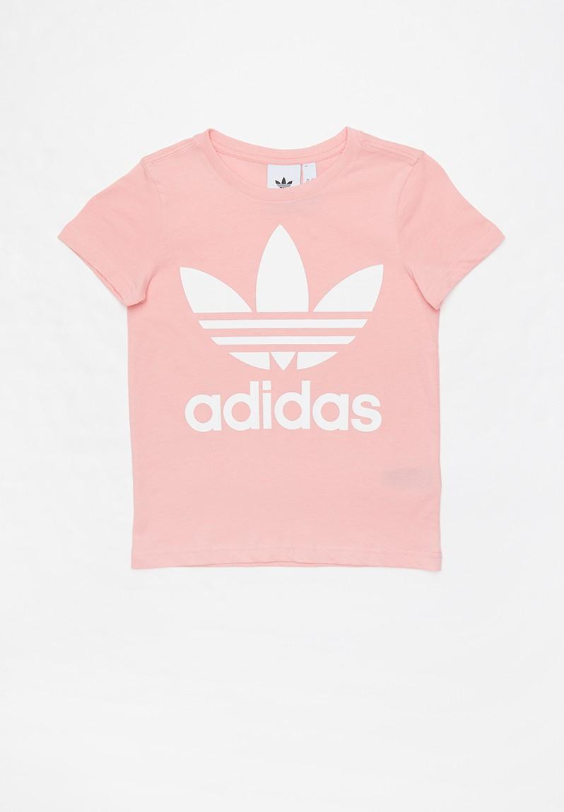 baby pink adidas shirt