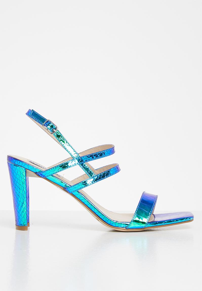 Addison heel - disco blue