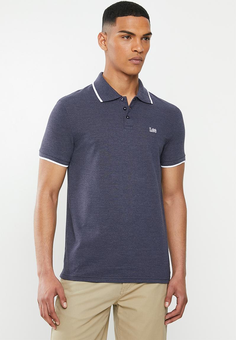 Icon melange polo - blue1 Lee T-Shirts & Vests | Superbalist.com