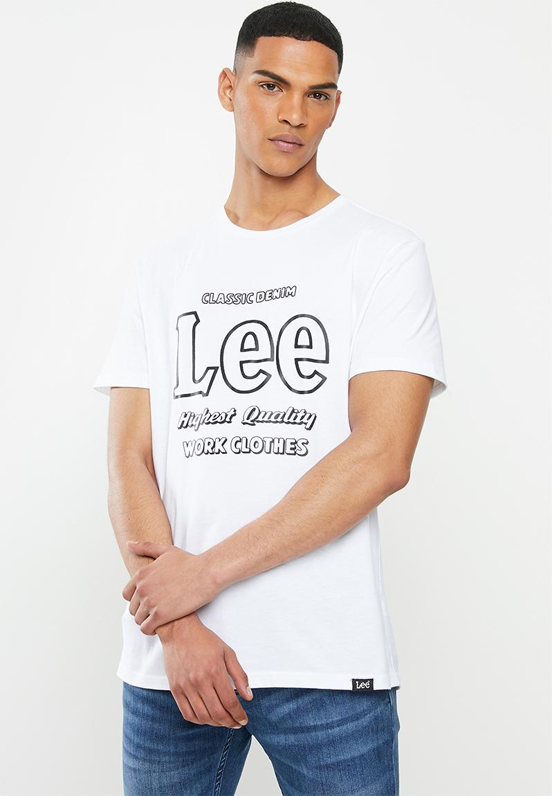 High quality tee - white Lee T-Shirts & Vests | Superbalist.com