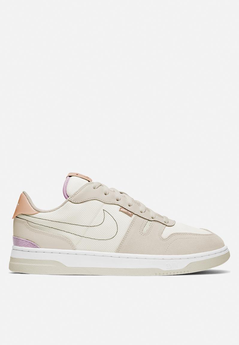 nike squash type trainers in sail and iced lilac