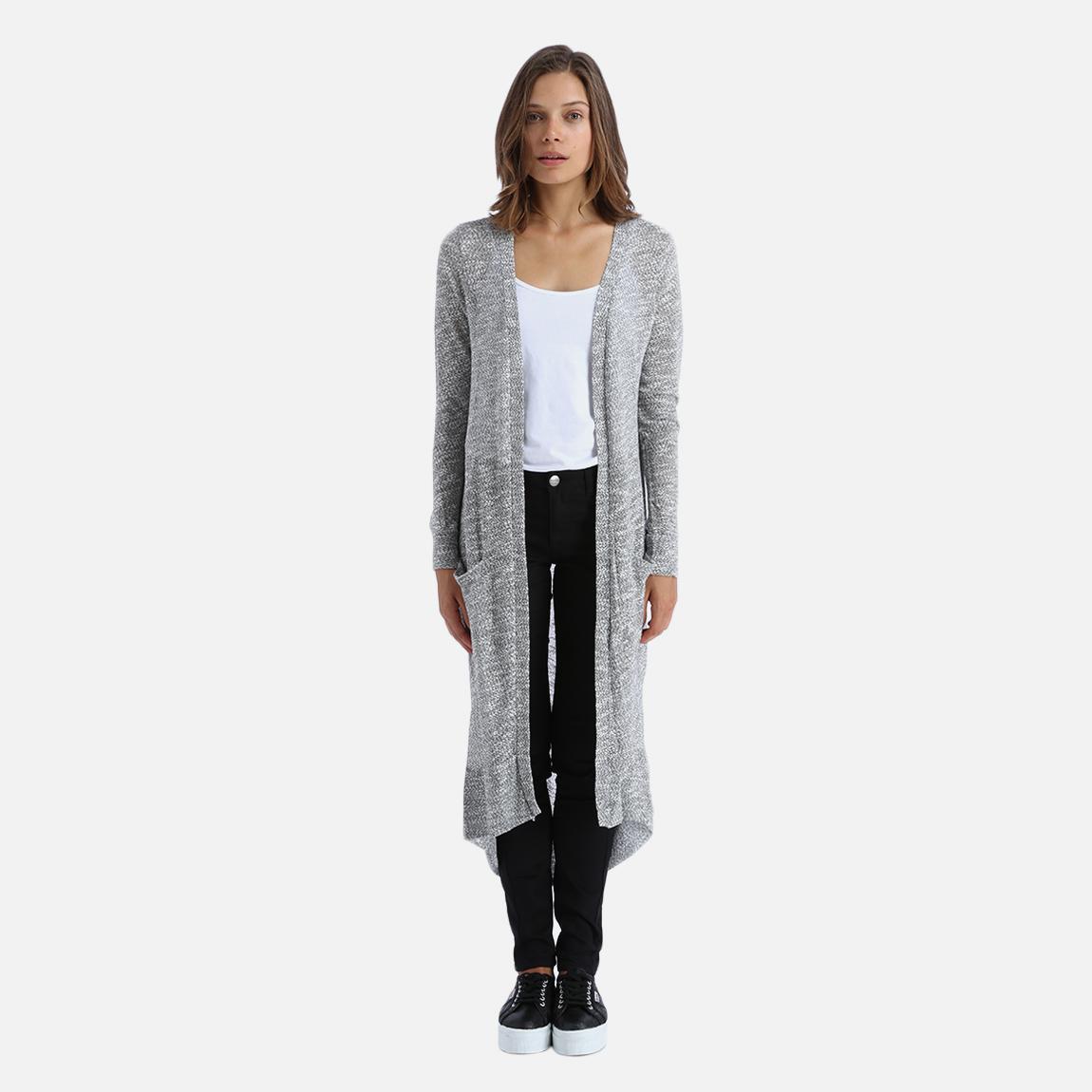 Dusti Long Cardigan - Light Grey Noisy May Knitwear | Superbalist.com
