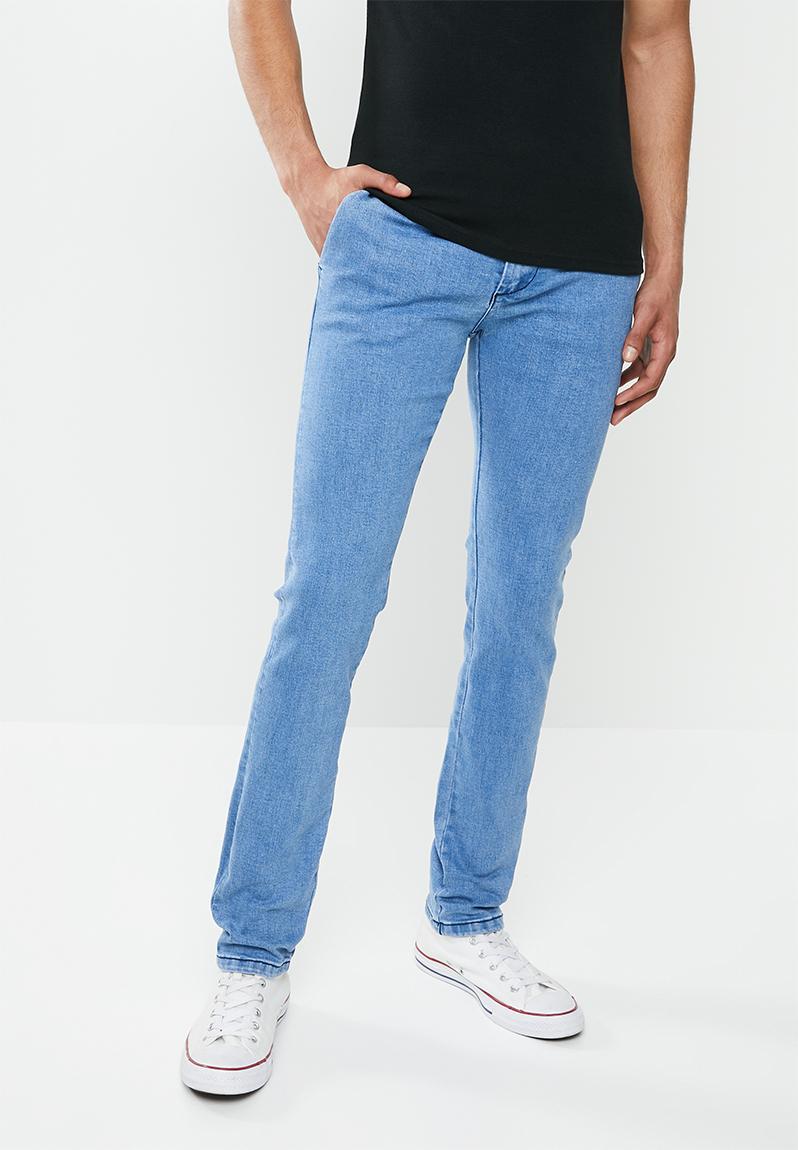 slim fit denim jeans