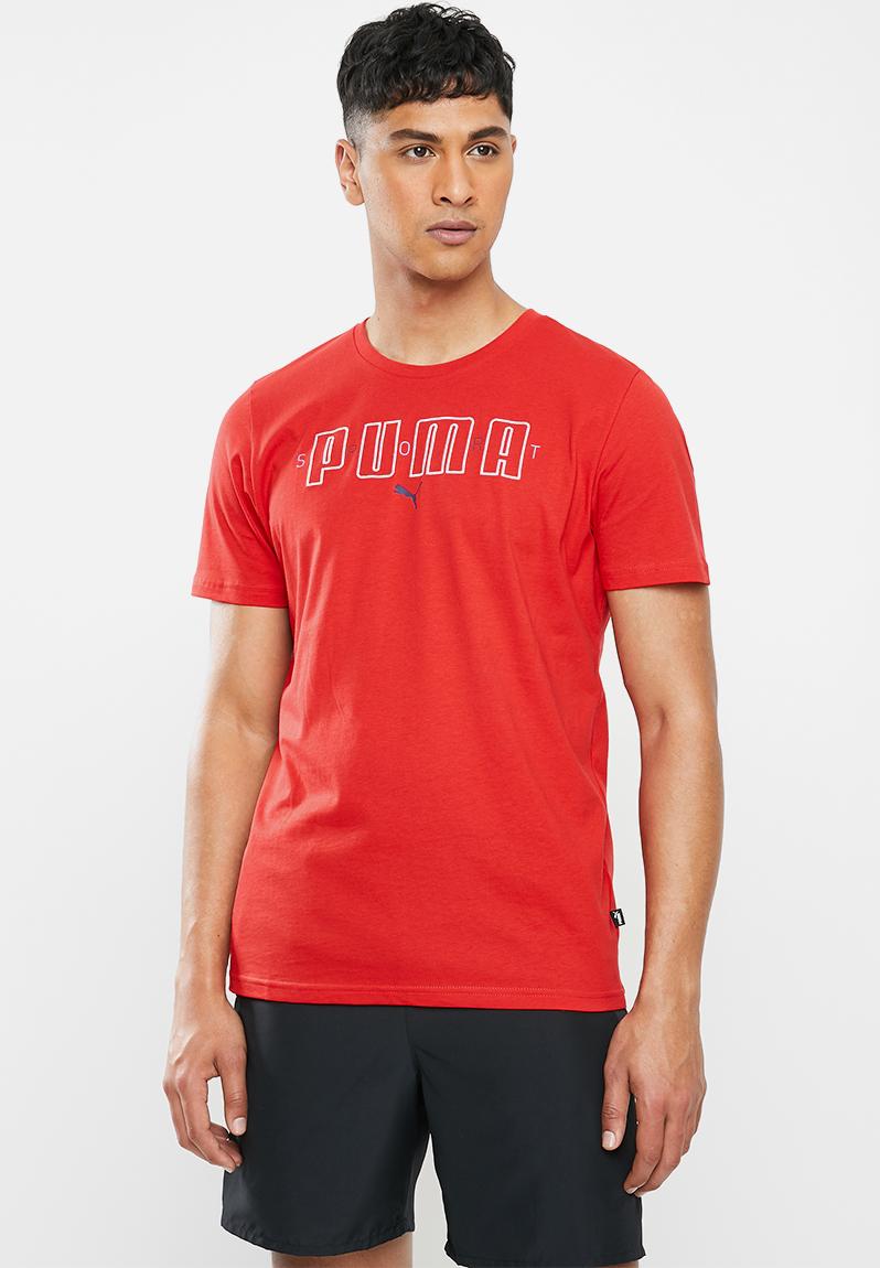 Puma brand tee - high risk red PUMA T-Shirts | Superbalist.com