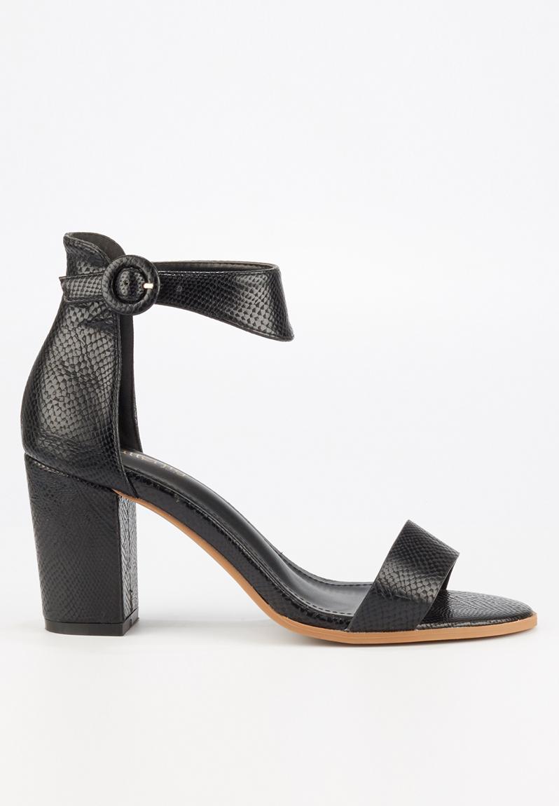 Ekko heel - black Butterfly Feet Heels | Superbalist.com