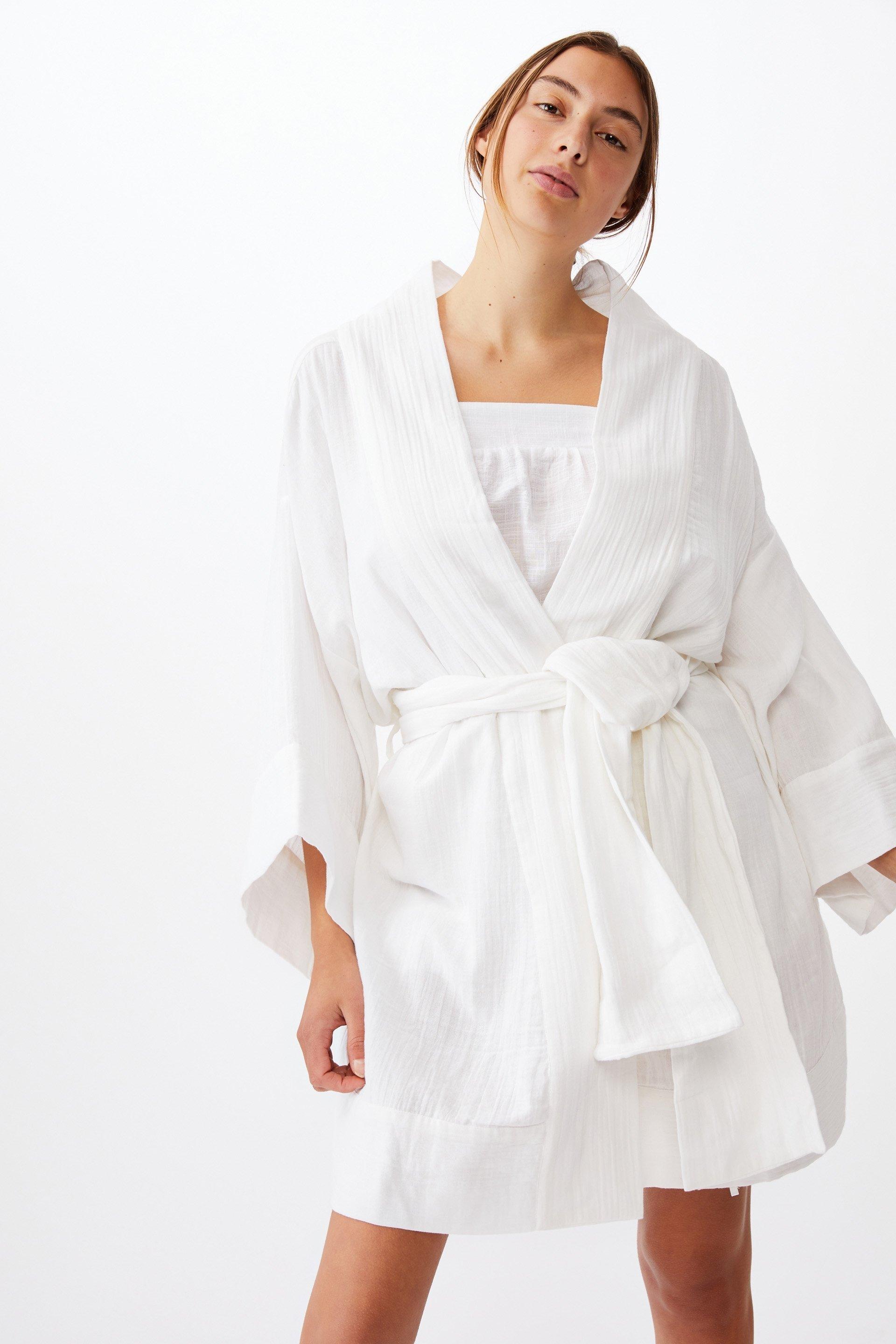 cotton on kimono gown