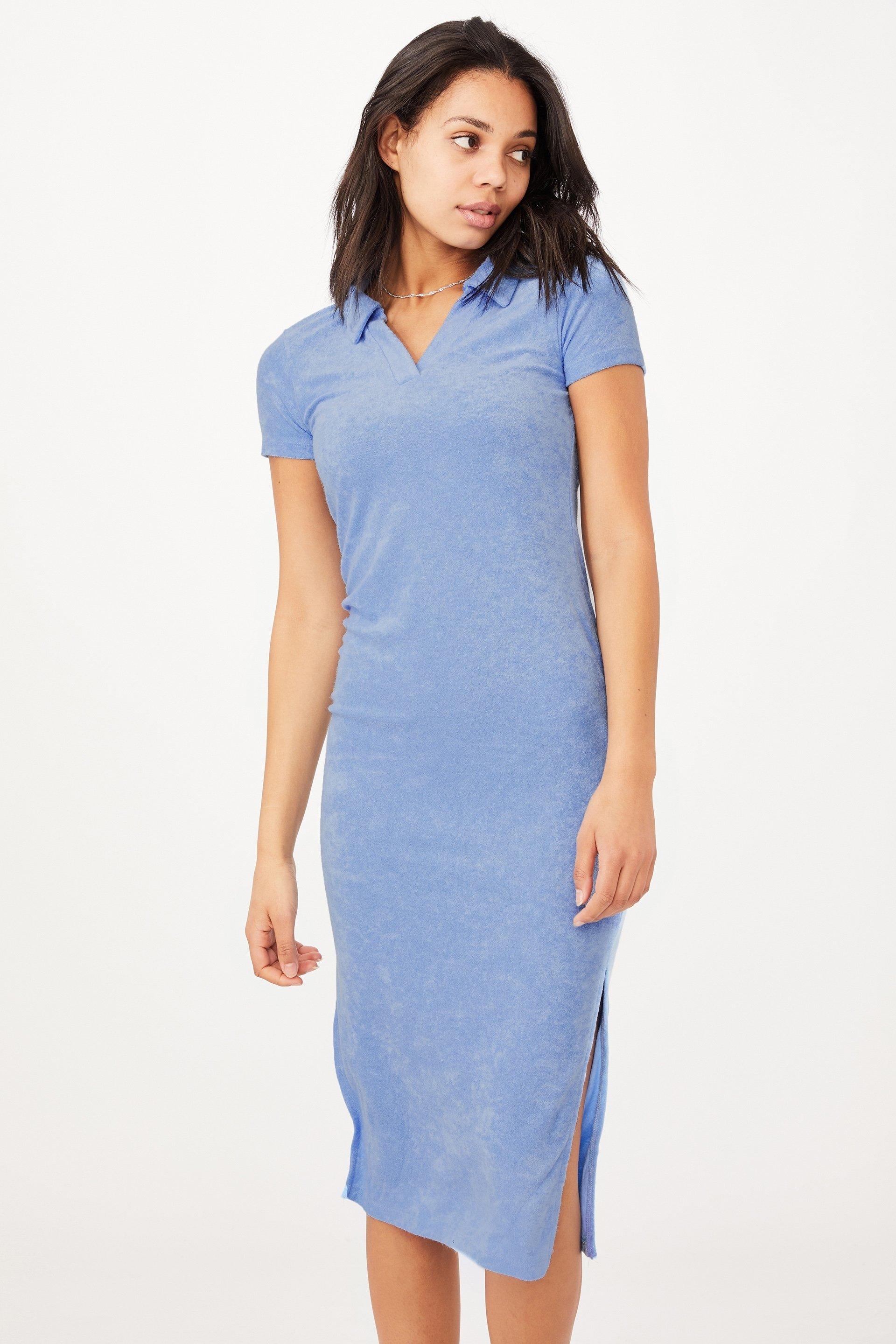 Tori polo midi dress - poolside blue Cotton On Casual | Superbalist.com