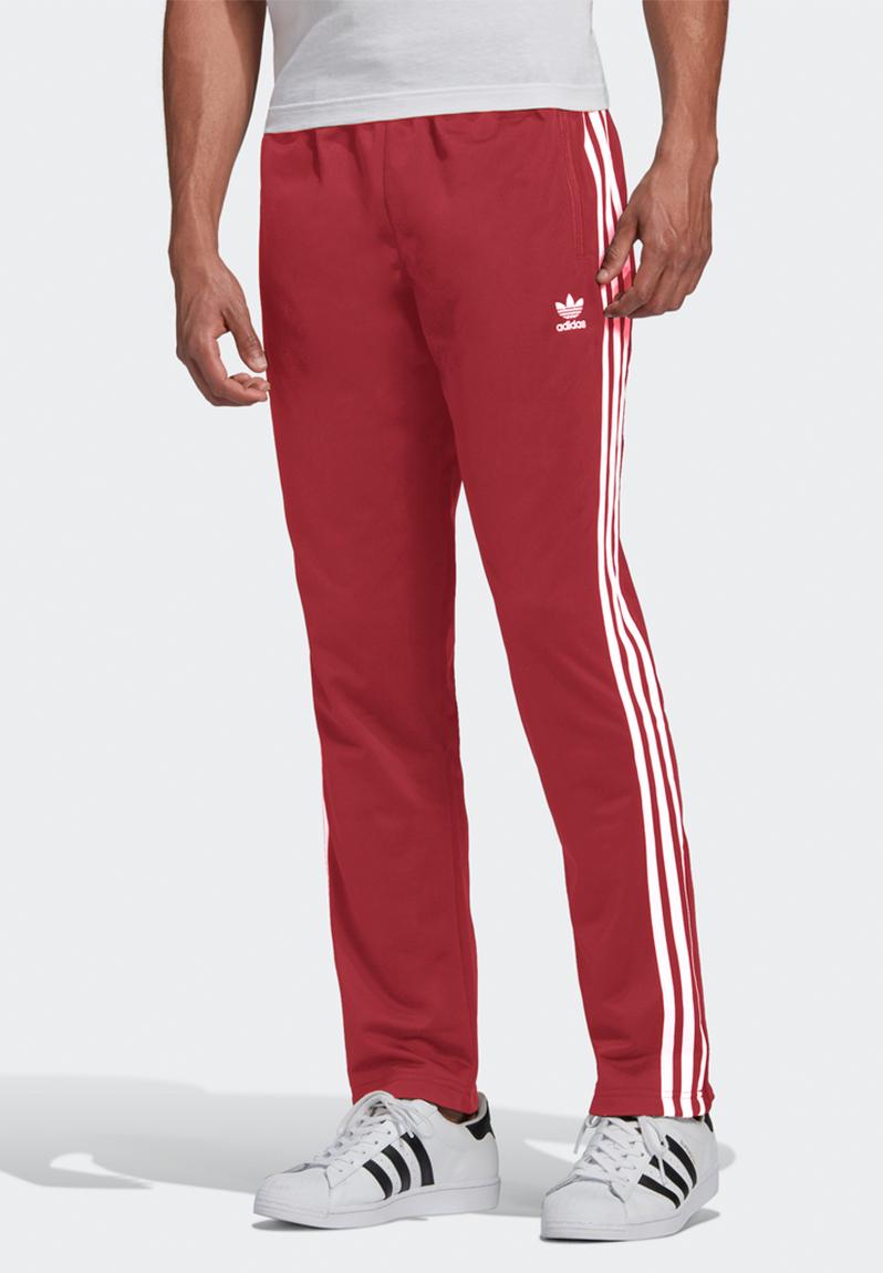 Firebird trackpants - red & white adidas Originals Sweatpants & Shorts ...