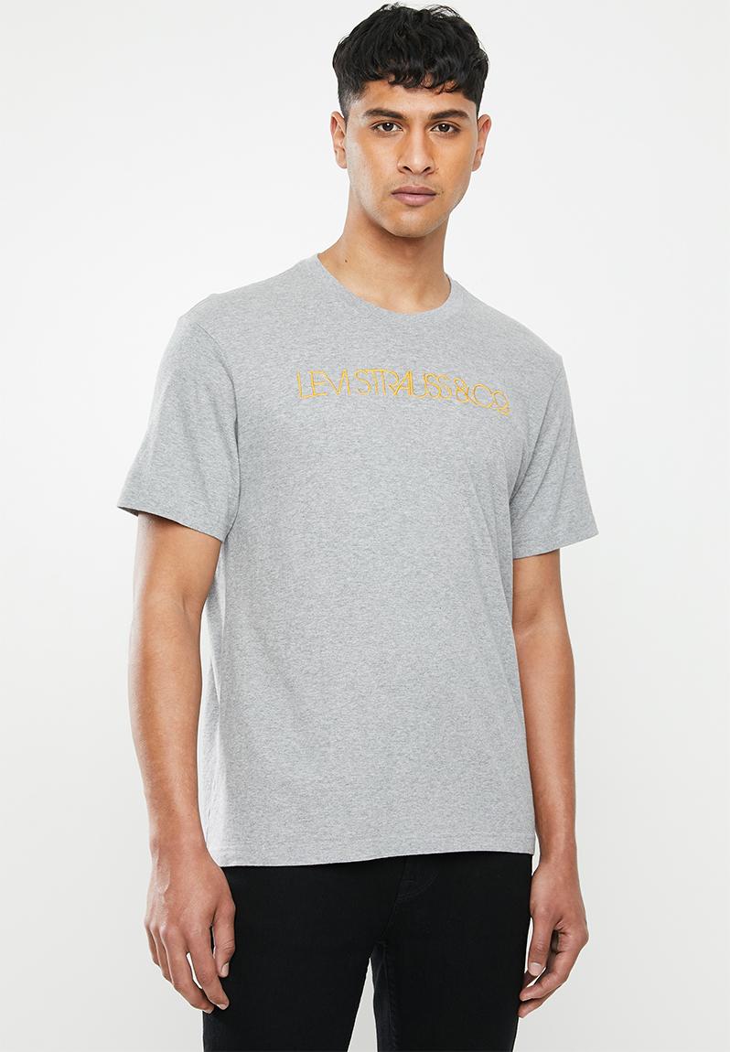 Ss relaxed fit linear logo tee - midtone heather grey Levi’s® T-Shirts ...