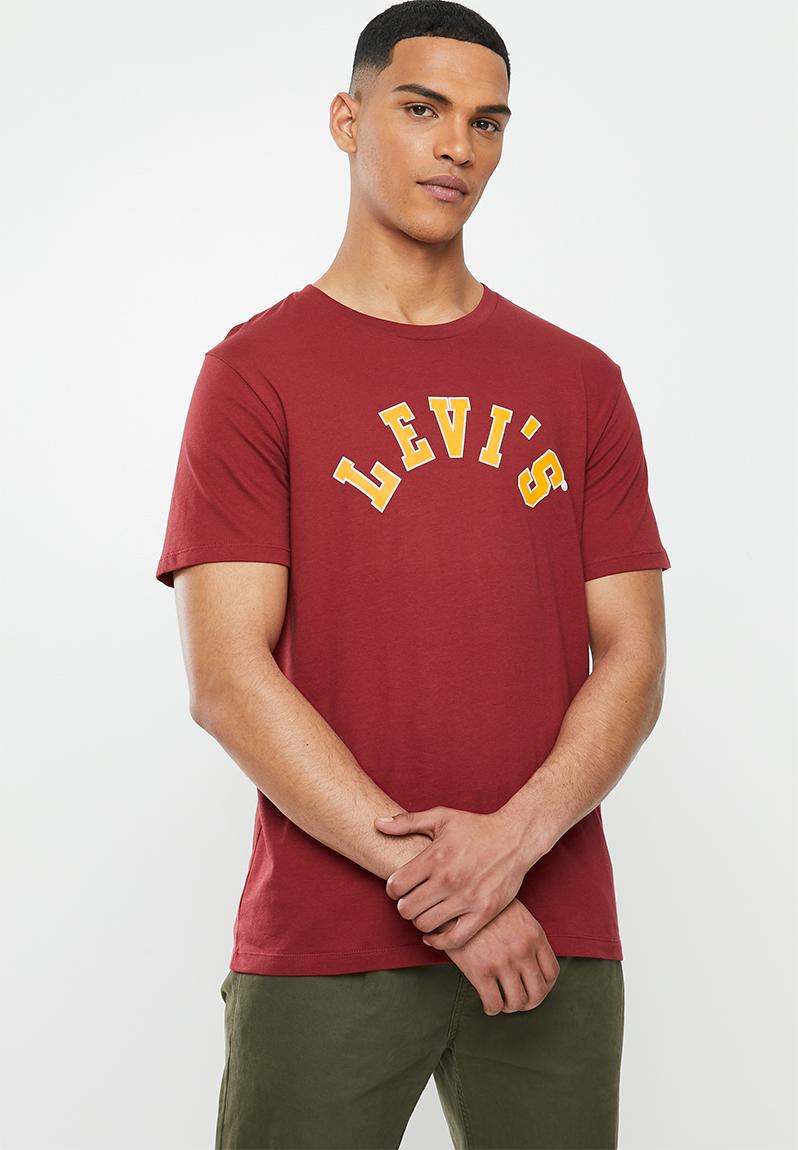 Download Graphic crewneck athletic tee - biking red Levi's® T ...