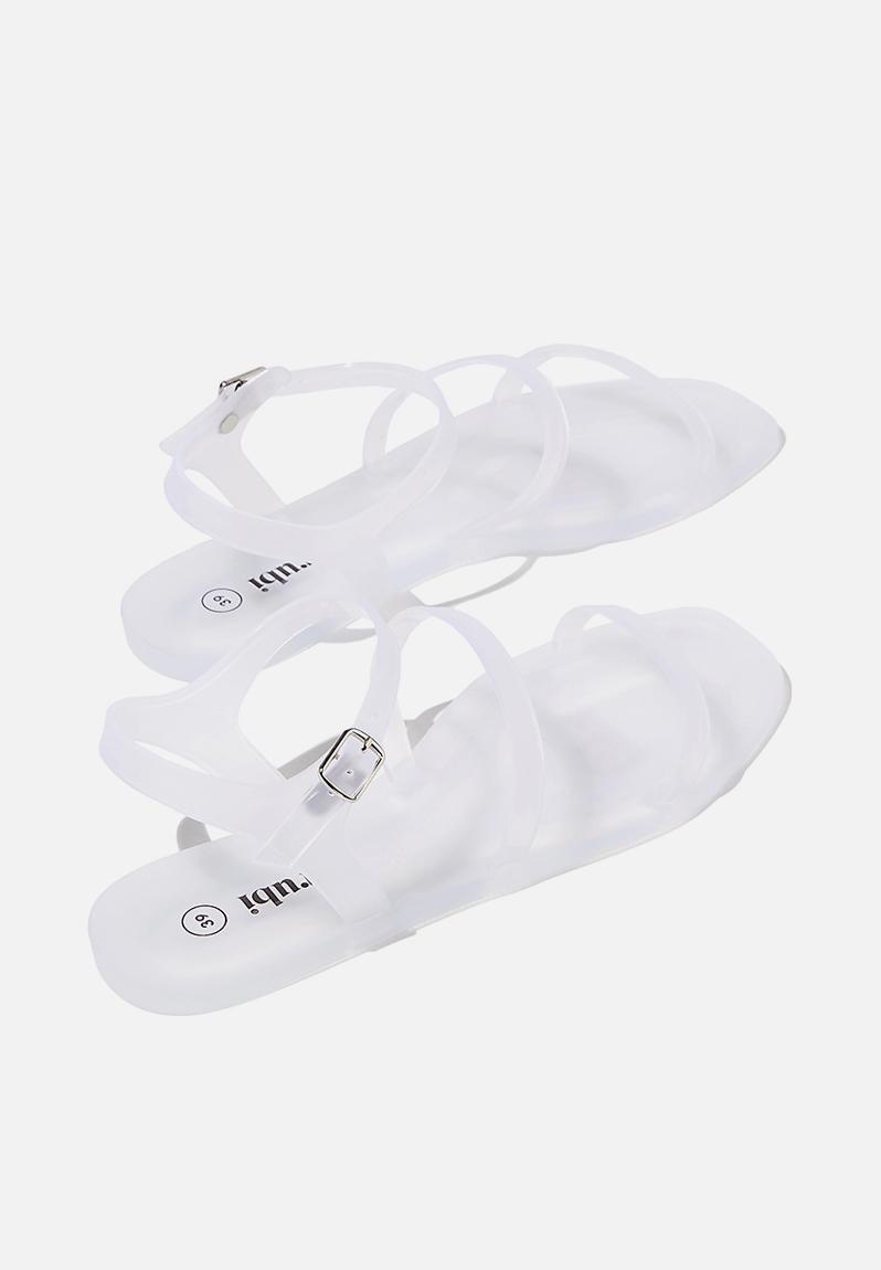 clear flip flops jelly