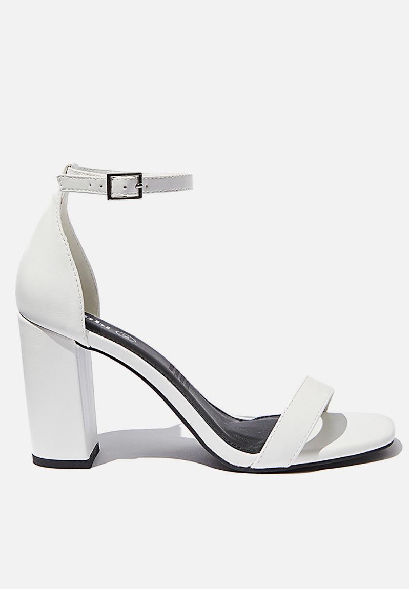 San square toe heel - white Cotton On Heels | Superbalist.com