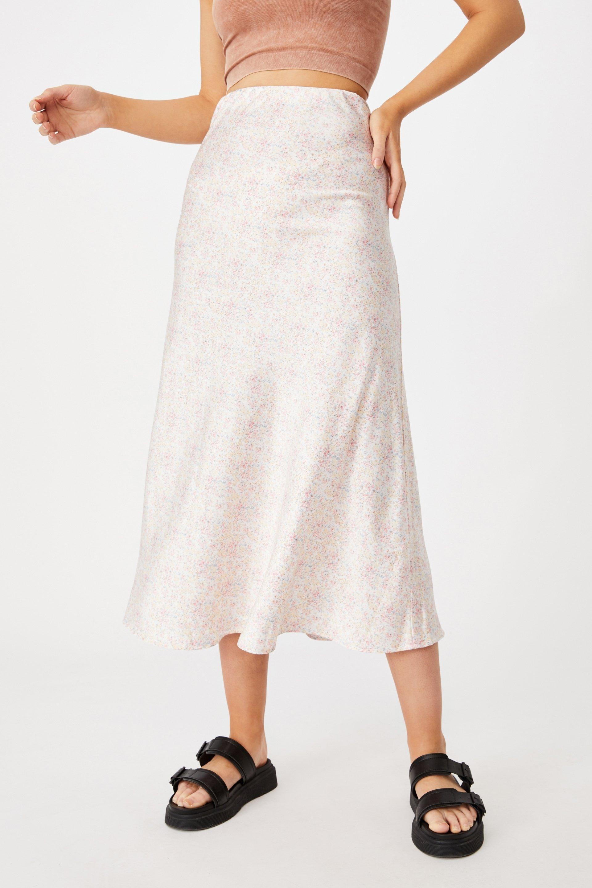 All day slip skirt - becca floral white Cotton On Skirts | Superbalist.com