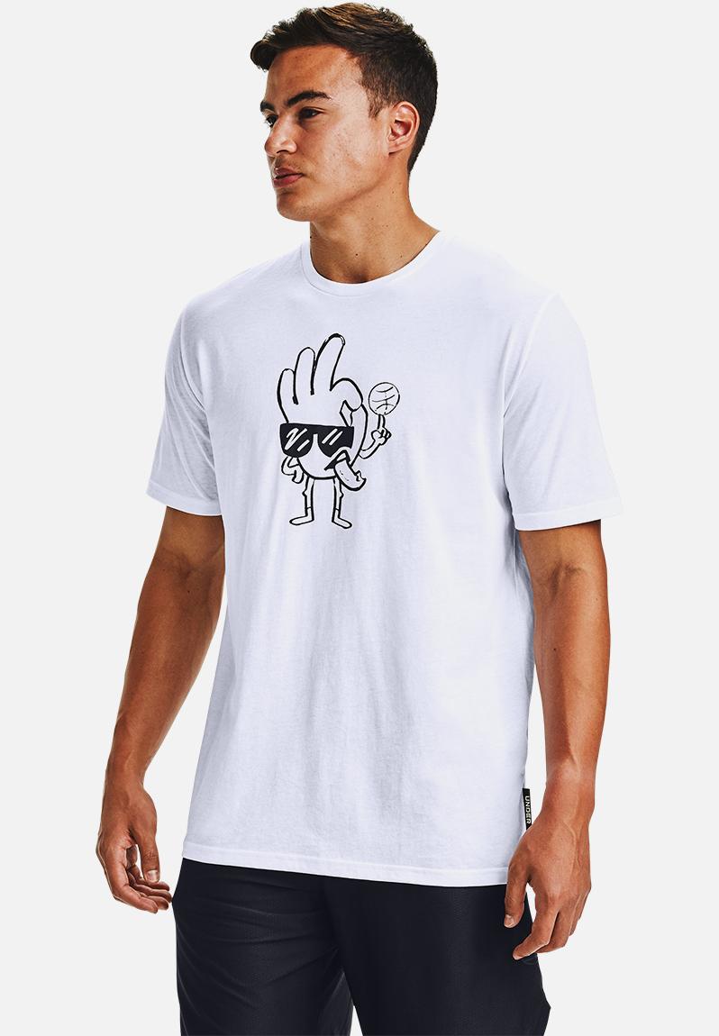 Curry freehand eddy short sleeve tee - white Under Armour T-Shirts ...