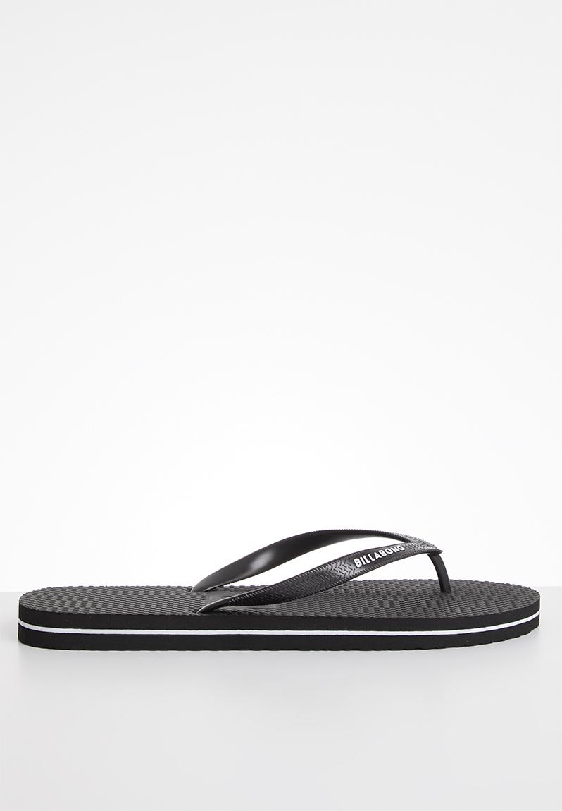 Lowdown splice flip-flops - black/white Billabong Sandals & Flip Flops ...