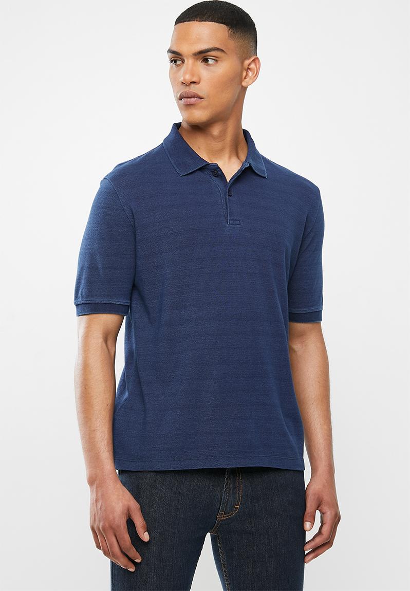 Indie polo shirt - blue MANGO T-Shirts & Vests | Superbalist.com