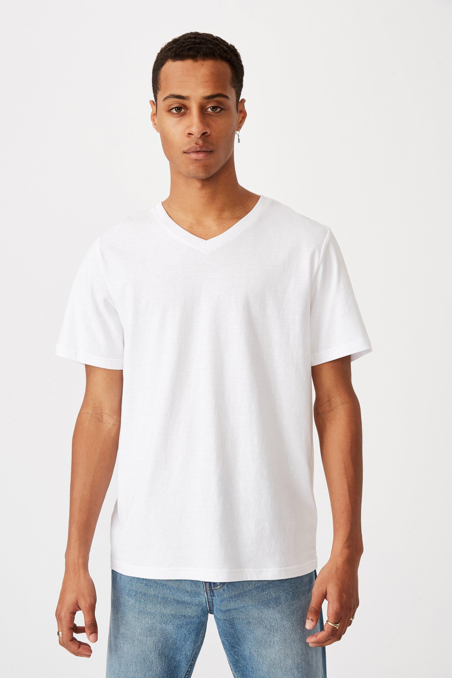 Essential vee neck t-shirt - white Cotton On T-Shirts & Vests ...