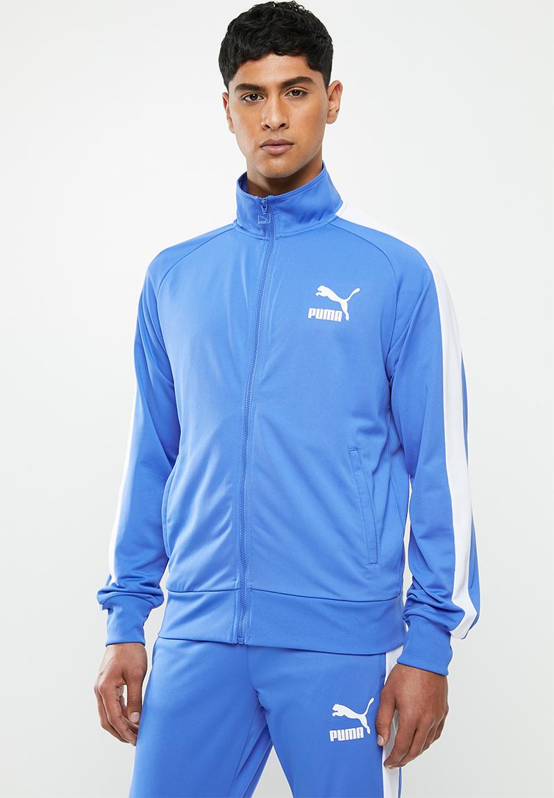 Iconic t7 track jacket - palace blue PUMA Hoodies, Sweats & Jackets ...