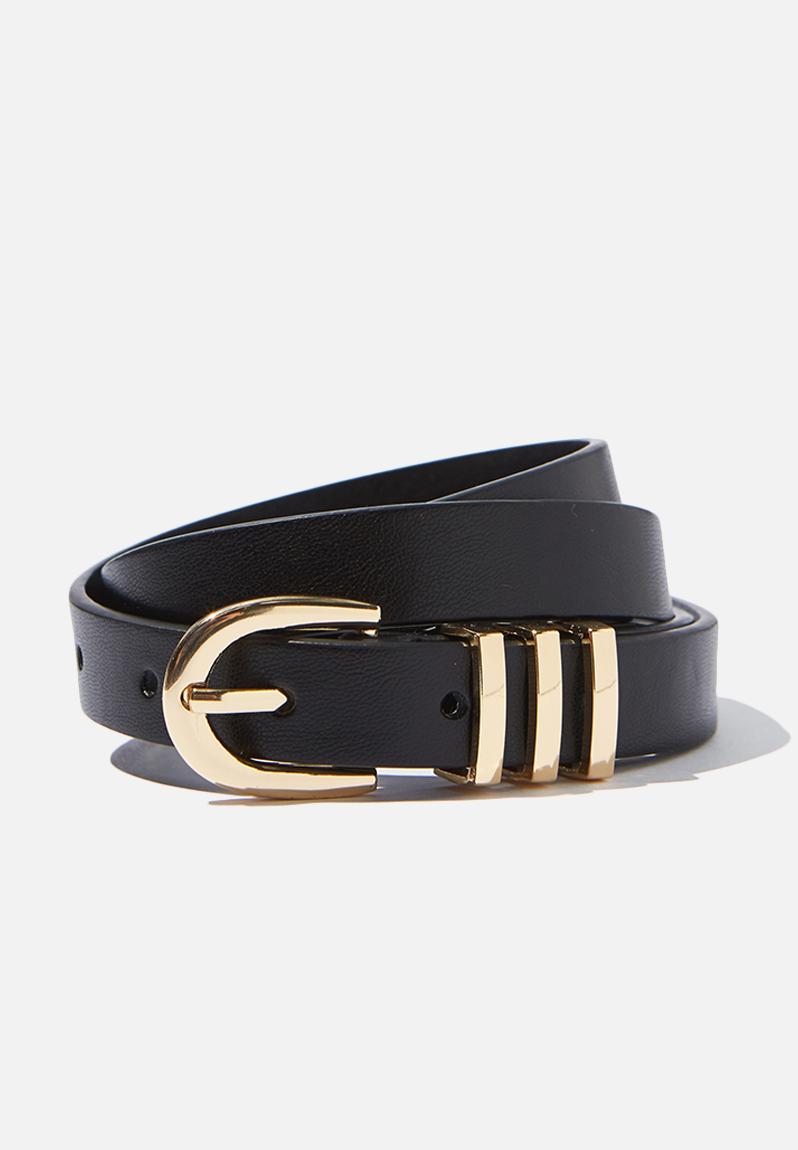 Triple loop belt - black Rubi Belts | Superbalist.com