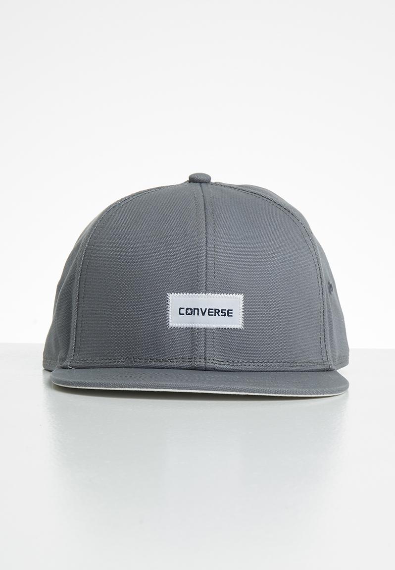 Download Charles cap (flat visor) - charcoal Converse Headwear ...