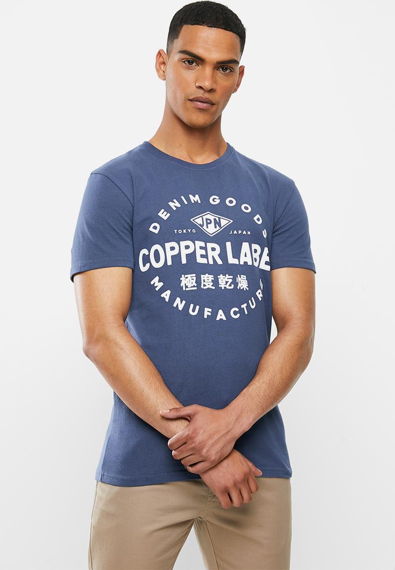 Copper label tee - navy/white Superdry. T-Shirts & Vests | Superbalist.com