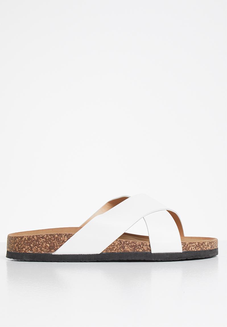 Criss-cross slide - white Jada Sandals & Flip Flops | Superbalist.com