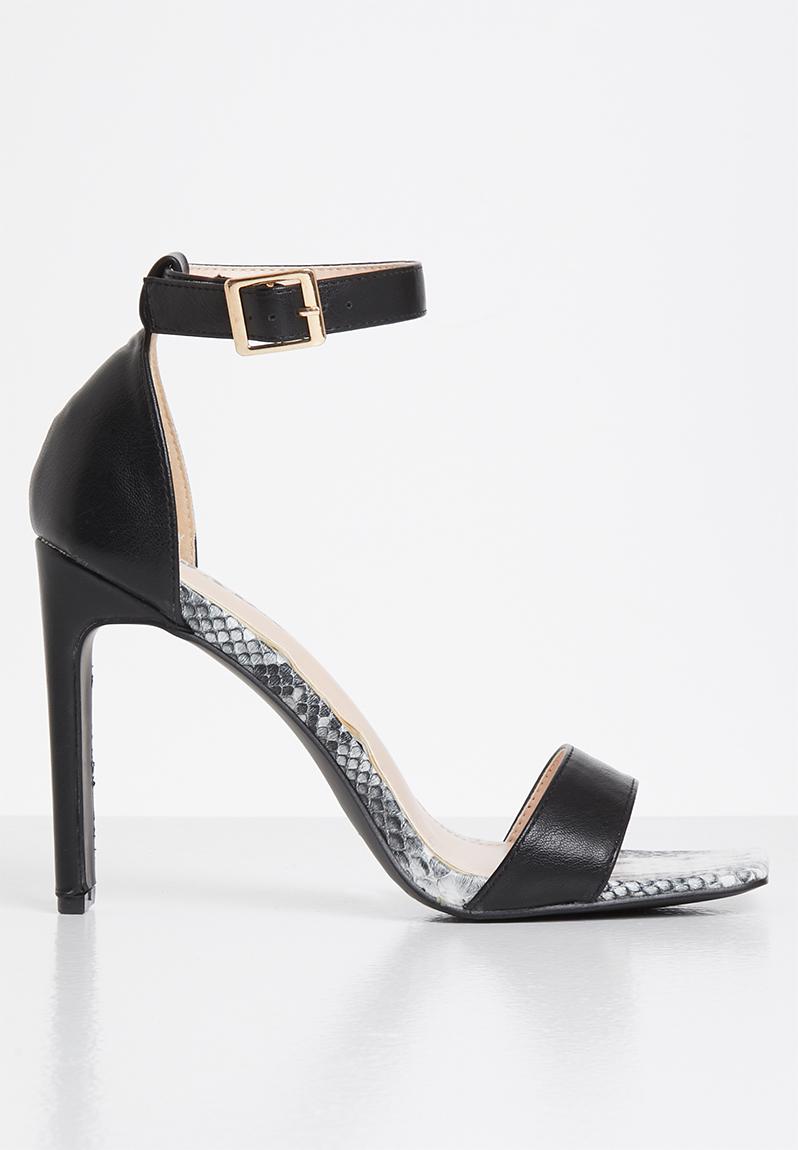 Ankle strap heel - black 2 Jada Heels | Superbalist.com