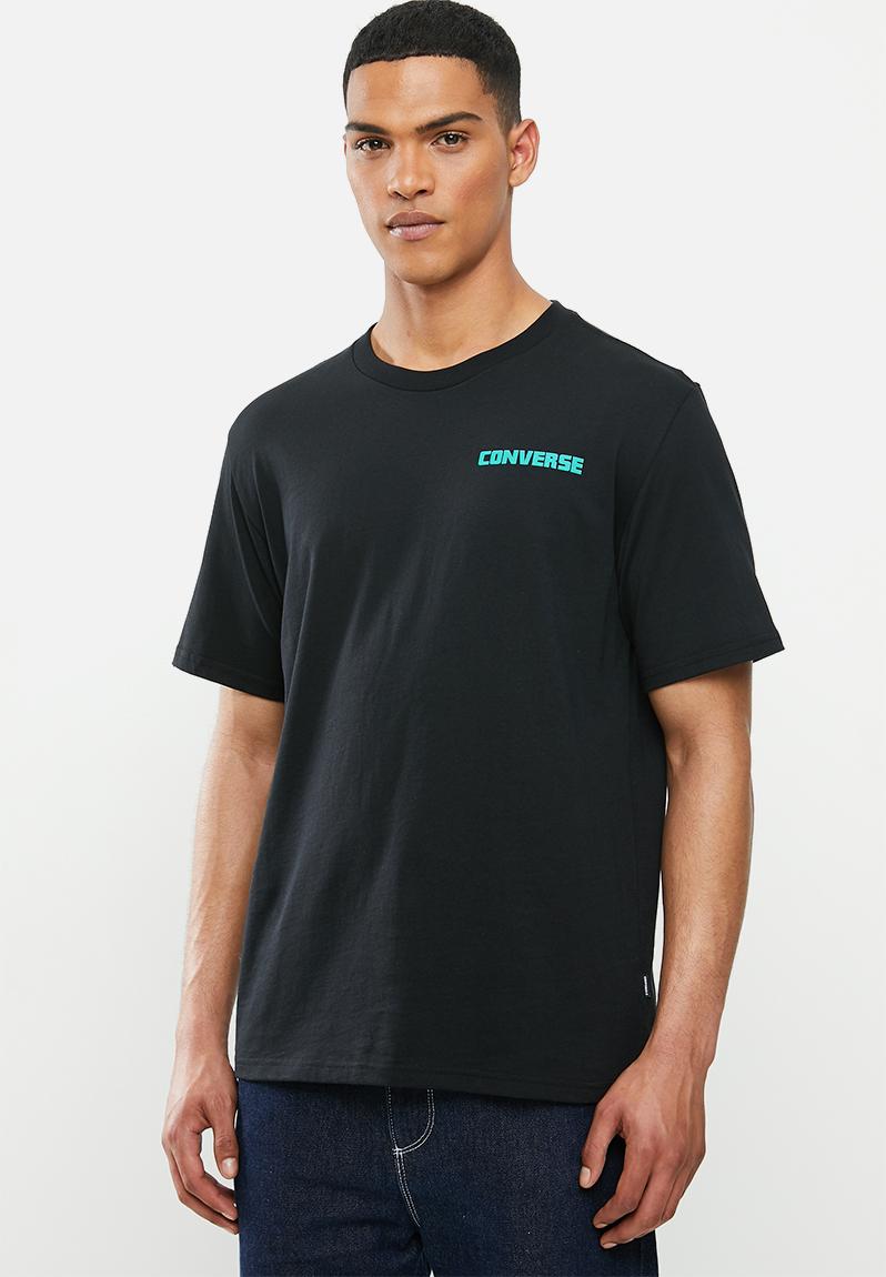 Converse mountain club moon s/s tee - black Converse T-Shirts & Vests ...