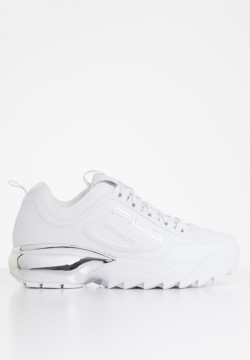 Fila disruptor 2a chrome - white/white/silver FILA Sneakers ...
