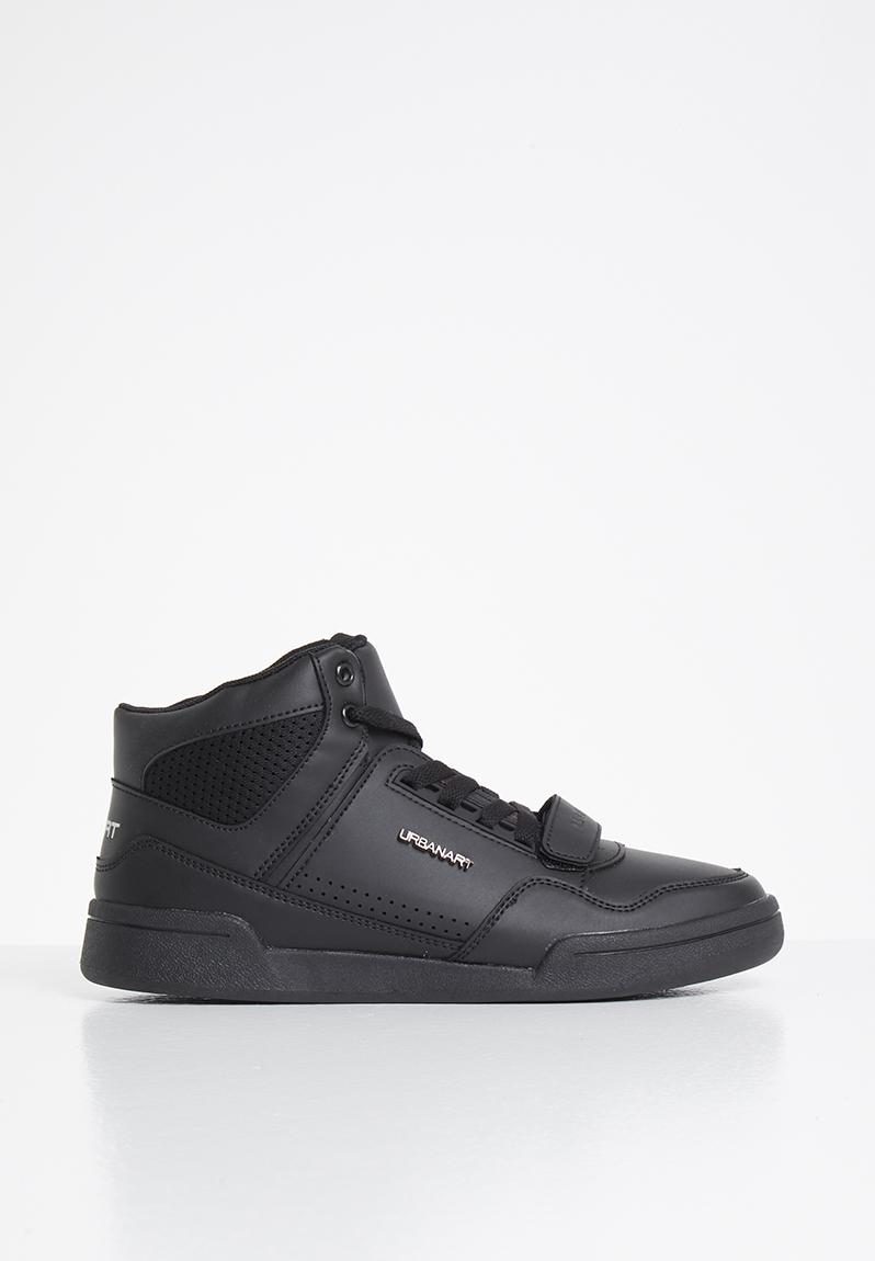 Youth Conti 3 leather hi-top sneakers - black UrbanArt Shoes ...
