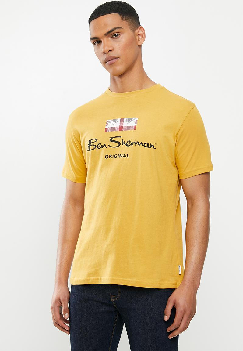 Chest print tee - dijon yellow Ben Sherman T-Shirts & Vests ...